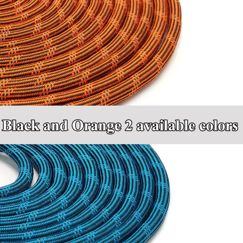 BTINESFUL 12FT 20FT 30FT Reflective Dog Tie Out for 2 Dogs, No Tangle 1/3 Inch Nylon Rope Tether for Two Dogs, Dog Trolley Runner for Yard Outdoor Camping Blue 12 ft x 1/3" - PawsPlanet Australia