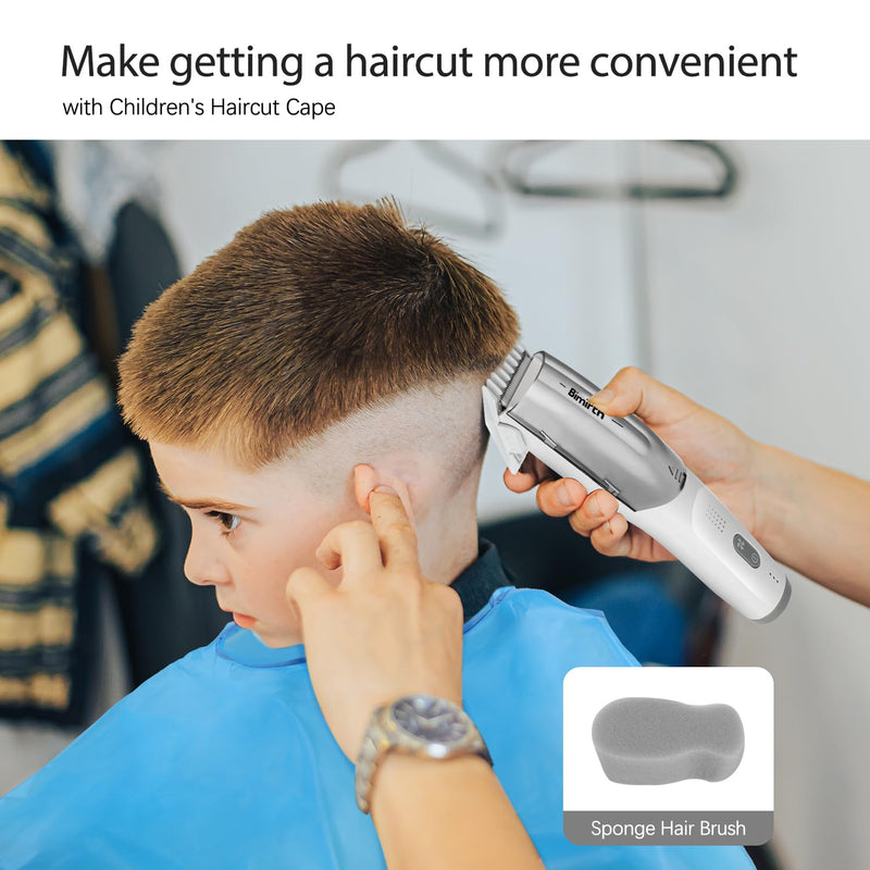 Bimirth Baby Hair Clipper with Vacuum - Hair Trimmer for Kids and Toddlers - Waterproof, Rechargeable, Cordless Hair Cutting Machine for Children (with Bag) - PawsPlanet Australia