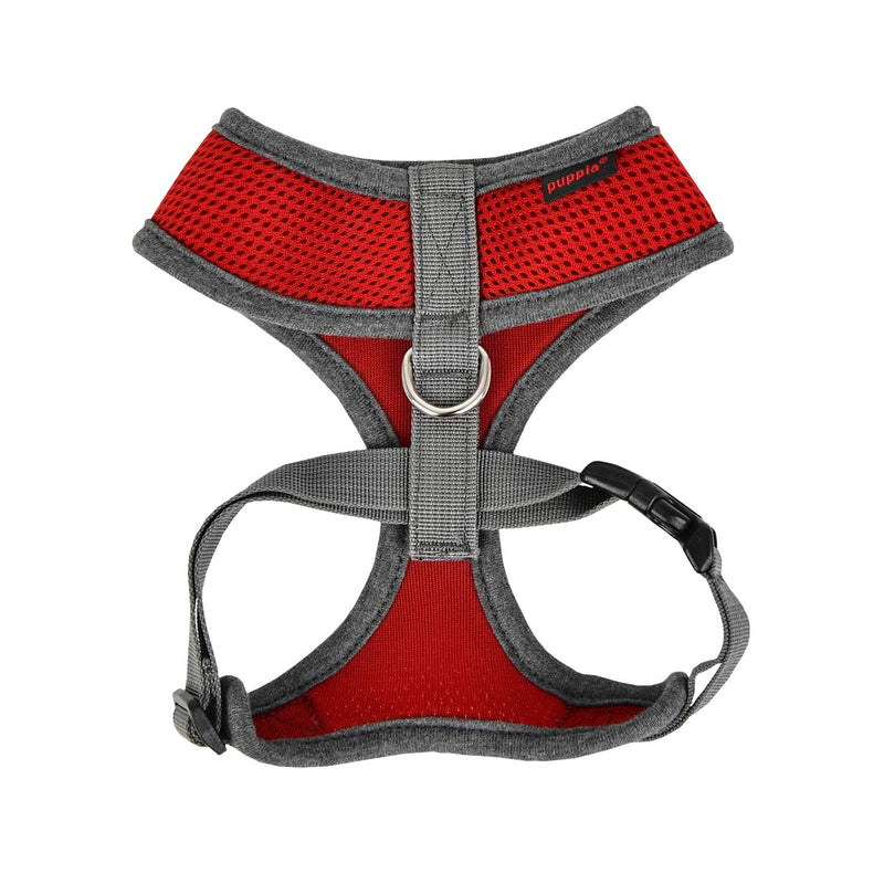 Puppia Soft Dog Harness II and adjustable harness for small or medium dogs, Wine Red M