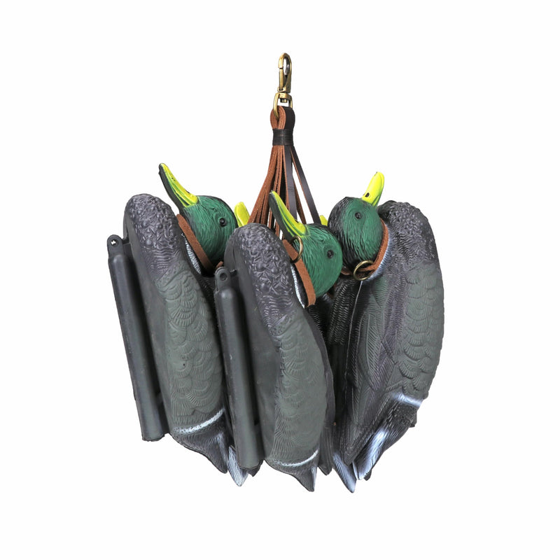 TOURBON Leather Game Carrier Dove Bird Duck Strap Waterfowl Hanger Quail Tote Belt with 12 Drops Slip Ring - PawsPlanet Australia