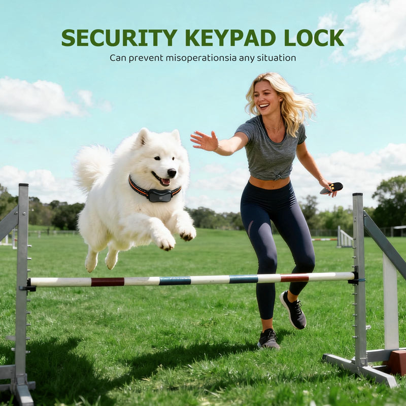 Shock Collar for Dog - 3300FT Dog Shock Collar with Remote, IP67 Waterproof Training Collar with 3 Modes & LED Light, Rechargeable e Collar for Large Medium Small Dogs - PawsPlanet Australia