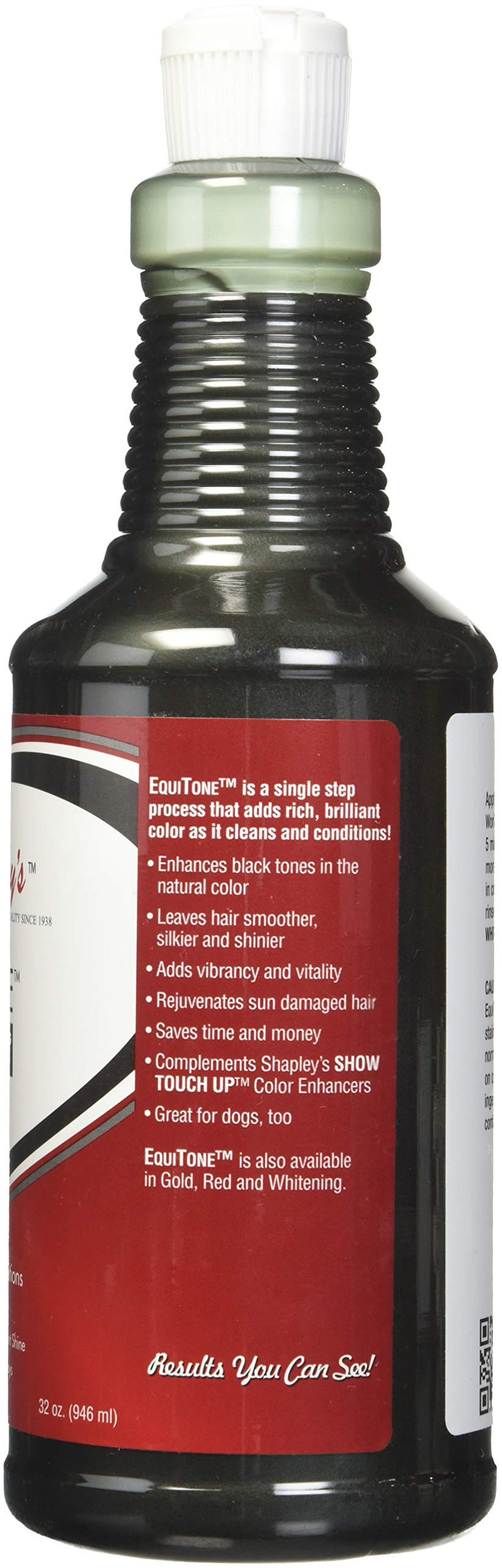 Shapley's ET-B 32 OZ DS 32 oz. Color Enhancing Shampoo, Black