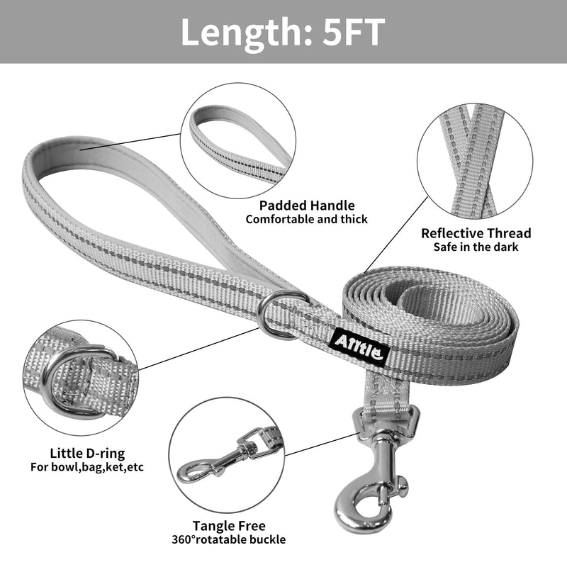 AIITLE Soft Mesh Dog Harness and Leash Set - No Pull Step in Dog Harness with Super Breathable Mesh, Reflective Adjustable Pet Harness for Outdoor Walking, Training for Large Dogs Beige L L(Chest: 18 - 19.5") - PawsPlanet Australia