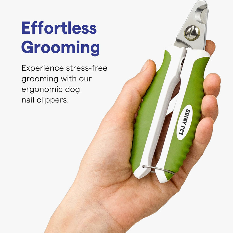 Dog Nail Clippers with Safety Guard - Pet Nail Clippers for Medium and Small Breed - Protective Nail Cutter, Safe Claw Trimmer, Ergonomic Toenail Scissors - Ebook Guide Large - PawsPlanet Australia