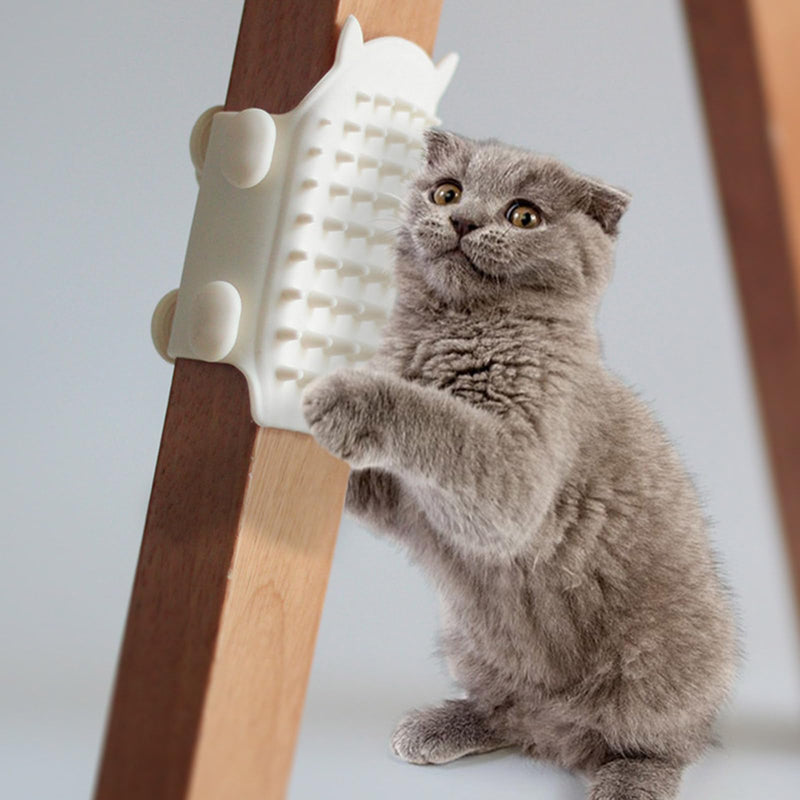 Self Groomers Soft Cats Wall Corner Massager Comb Brush Rubs The Face With A Tickling Comb Grooming Supply Self Groomers For Indoor Self Groomers Brush For Scratching Post Self, Green