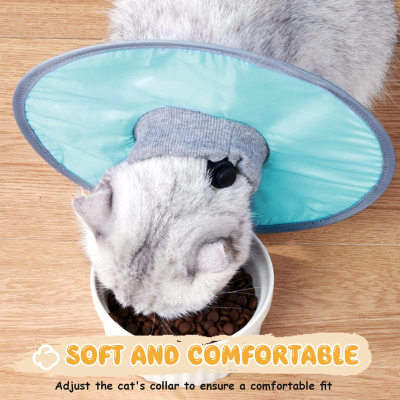 Isabelino Cats Collar, Lightweight, Adjustable Anti-Bite Collar Cat Protector for Pets, Elizabethan Dog Collar to Heal Wounds After Pet Surgery for Surgery and Wounds