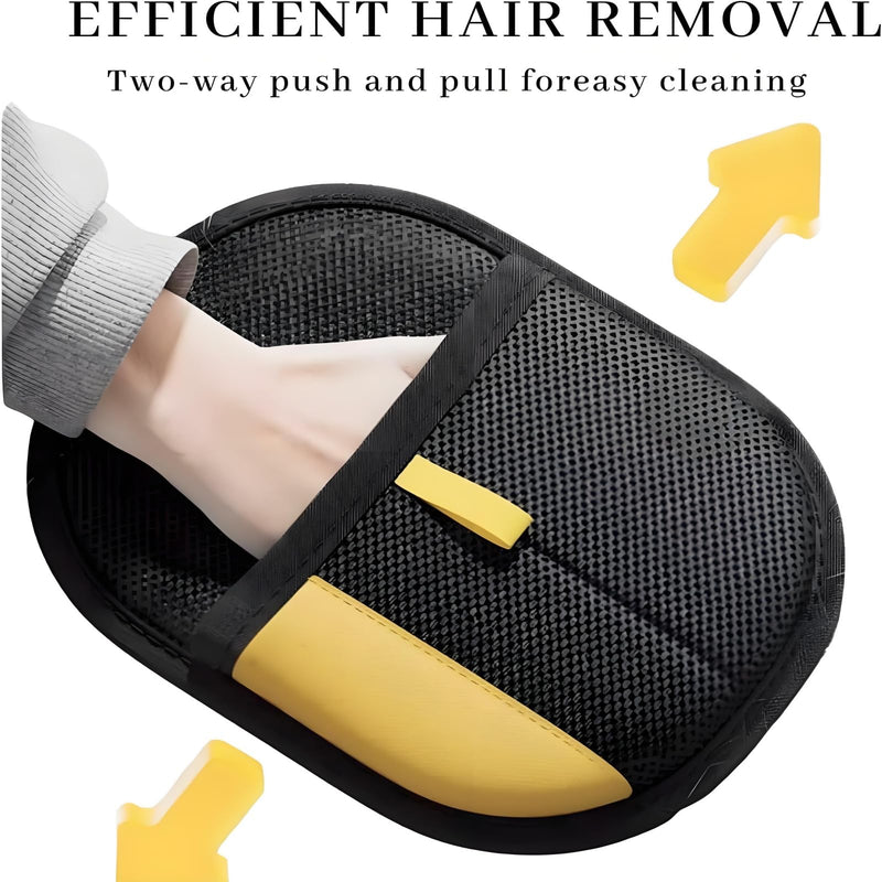 Pet Hair Removal Glove for Cats & Dogs, 2Pcs Newly Upgraded Electrostatic Pet Hair Remover Gloves, Reusable Magic Brush Pet Hair，Pet Hair Remover for Laundry, Couch, Carpet, Car Seat - PawsPlanet Australia