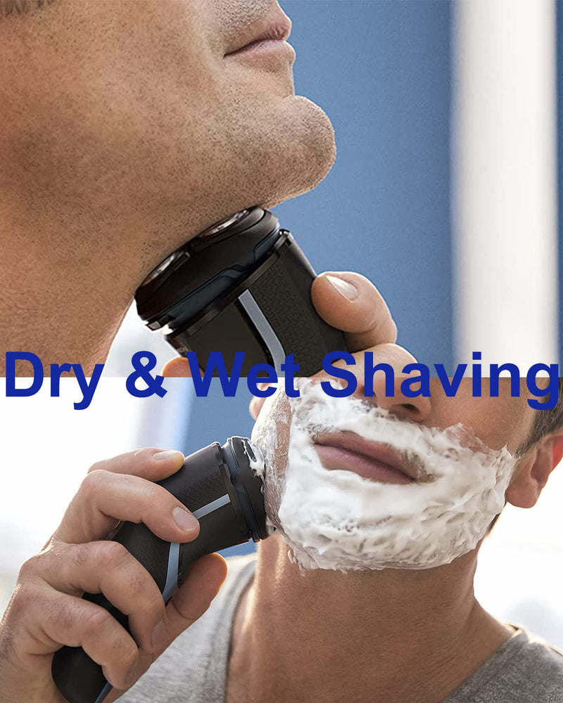 Handsome Face Replacement Blades for Handsomeface Replacement Head Electric Razor for Men Rotary Shaver, 3 Pack Replacement Heads, 2 Cleaning Brush 3 Packs - PawsPlanet Australia