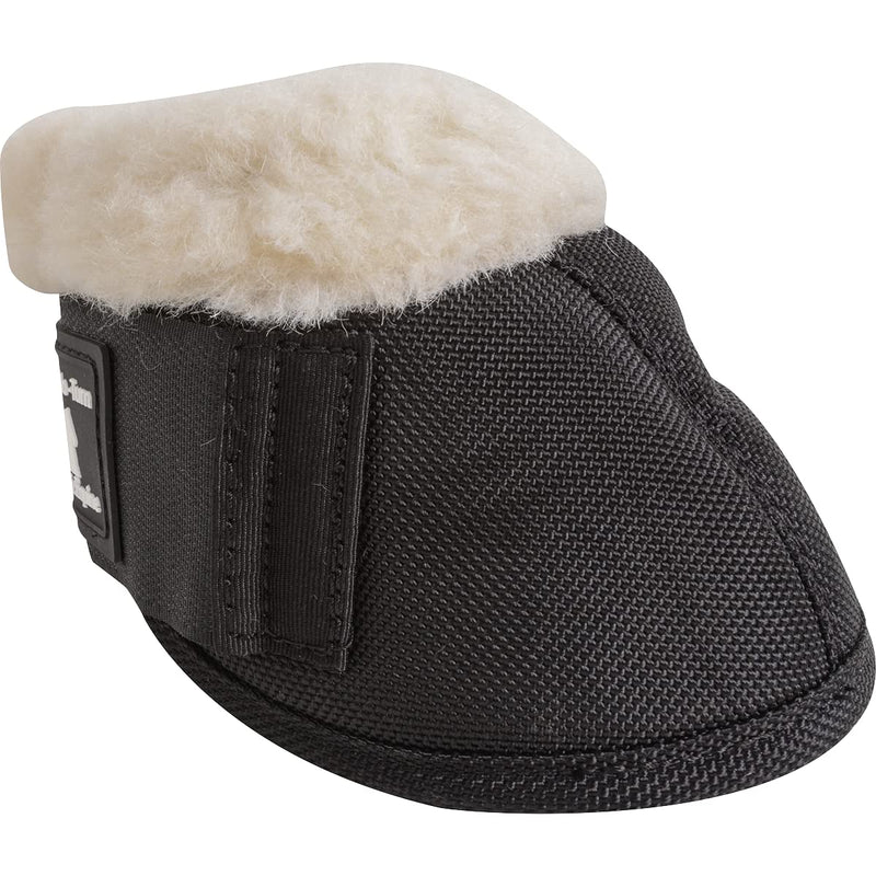 CLASSIC EQUINE Dyno Turn Fleece Bell Boots, Black, Medium (CDNFBKM) - PawsPlanet Australia
