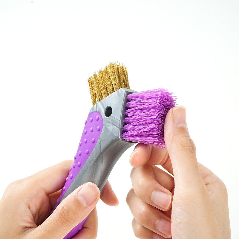 Horse Hoof Pick with Dual Brush,TPR Non-Slip Grip, Farrier Tool Hoof Pick for Horse Hoof Cleaning and Grooming - PawsPlanet Australia