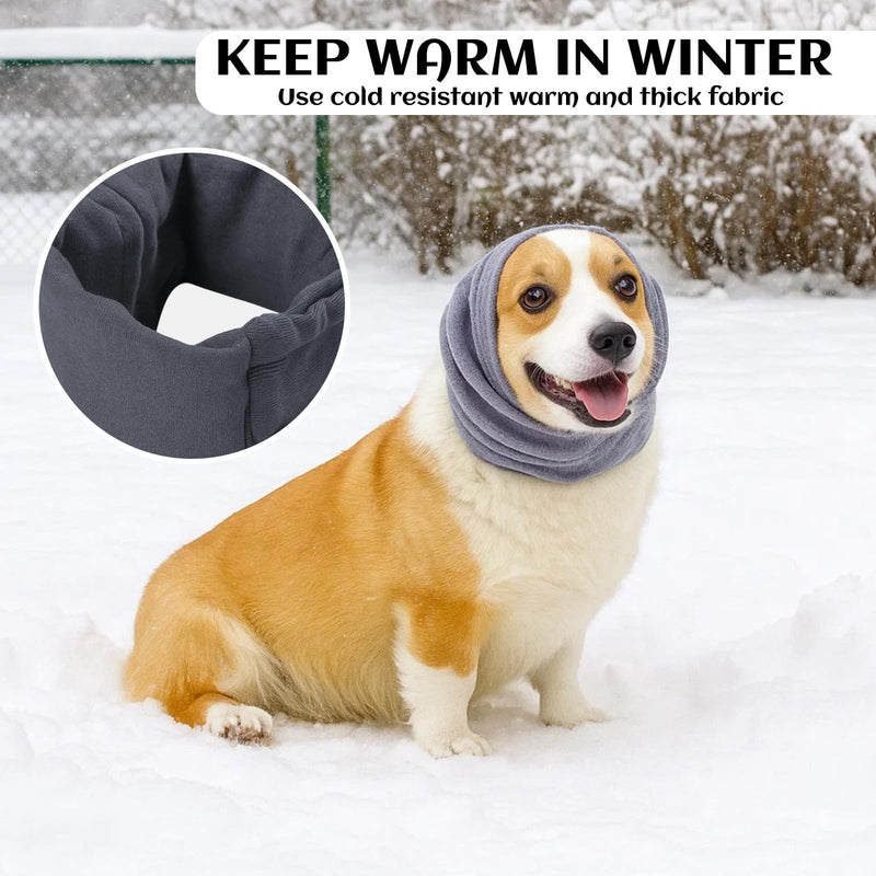 Dog Ear Defenders, Dog Ear Muffs Noise Protection, Anxiety Relief Protector, Winter Neck Warm Ski Mask