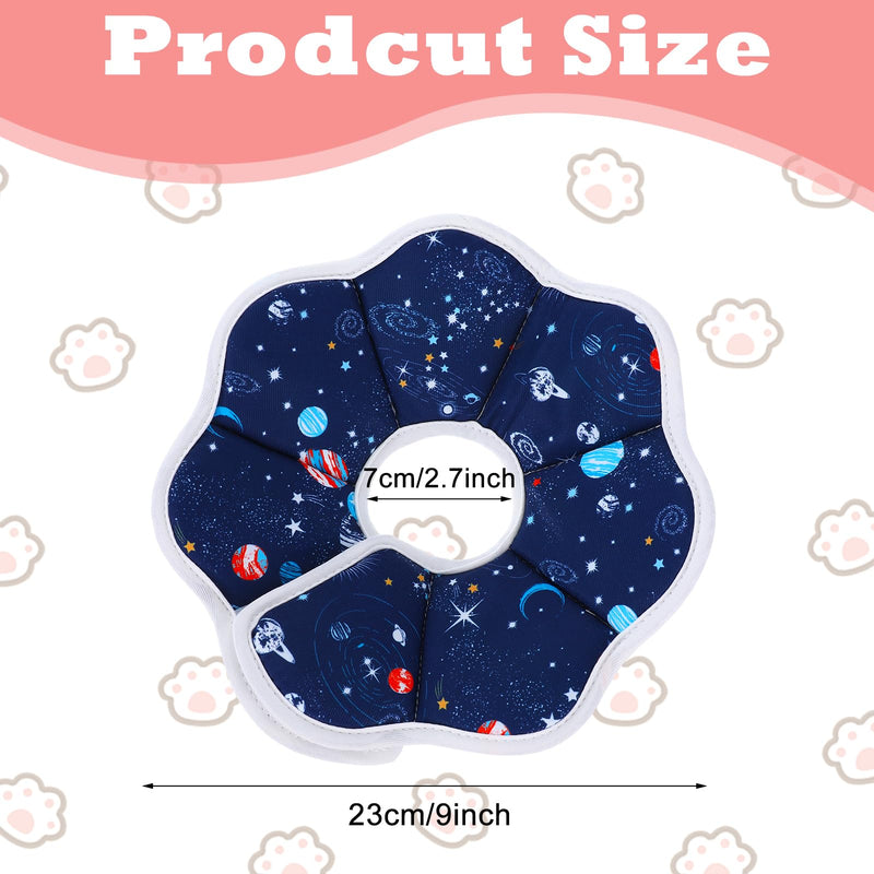 Soft Cat Cones to Stop Licking, Adjustable Cat Donut Collar Cat Recovery Collar, Inflatable Pet Cones for Cats Neck, Comfortable Elizabethan Collar for Small Medium Kitten After Surgery - PawsPlanet Australia
