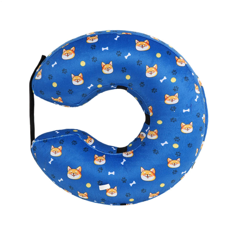 Soft cone for dogs, adjustable donut collar, anti-lick recovery aid for spray and rehabilitation healing accessories, grooming, veterinary training tool, swimming safety collar