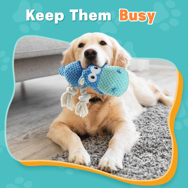 Dog Toys for Aggressive Chewers - Dog Toys to Keep Them Busy Squeaky Dog Toys for Large Dogs - PawsPlanet Australia