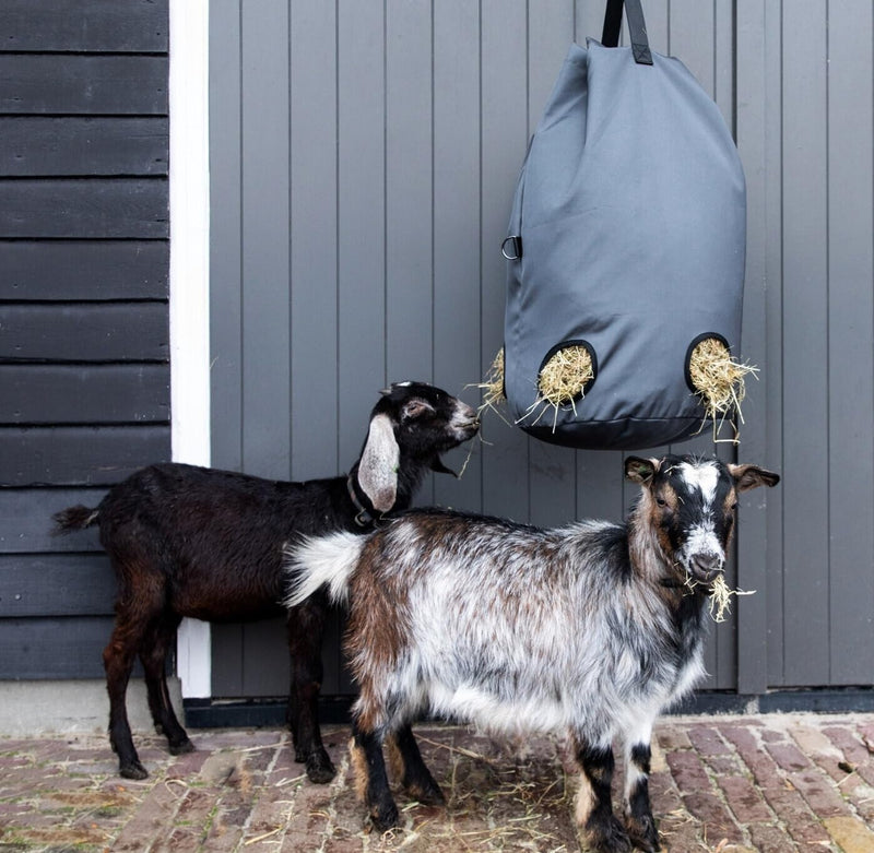 Hay Bags for Horses - Super Strong & Tough 1200D Oxford Haybag - Tote with New Advanced Slow Feed Function - Bag to Feed Hay to Horse, Donkey, Goats - Keeps Stable and Trailer Clean - PawsPlanet Australia