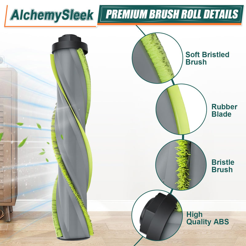 2 Pack Brush Roll Replacement for Bissell Cleanview XR Pet 300W/ Cleanview XR 200W/ Powerlifter Turbo Cordless Stick Vacuum Cleaner 3789X, 3789U, 3789, 3797V, 3797W, 3797 (Green)