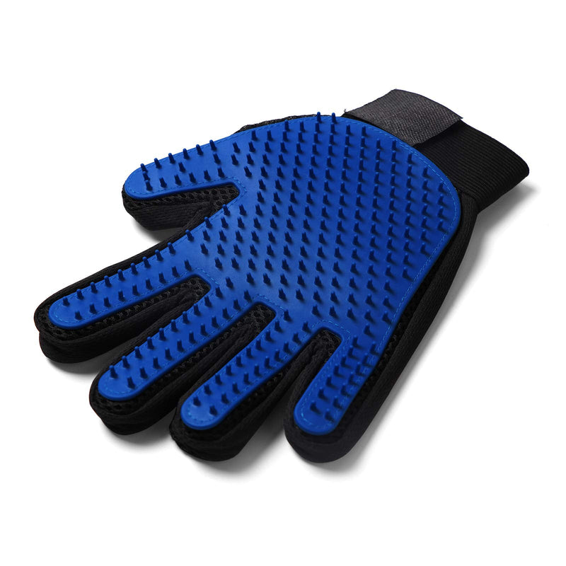 [Upgrade Version] Pet Grooming Glove,Gentle Deshedding Brush Glove,Efficient Pet Hair Remover Mitt,Enhanced Five Finger Design,Perfect for Dog and Cat with Long and Short Fur,1 Right-Hand Glove - PawsPlanet Australia