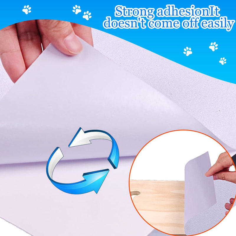 Dog Nail Scratch Board, self-Adhesive Instead of Emery Paper,Door Protector from Dog Scratching,cat Nail File,pet Scratch Areas Substitute for Dog Nail (10 inch * 12.5 feet,White) White - PawsPlanet Australia