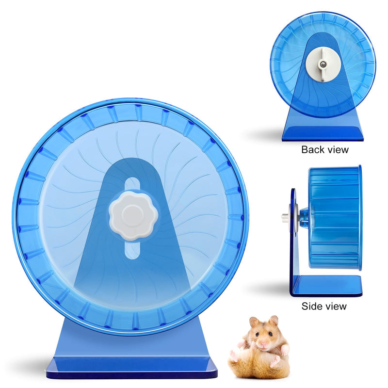 Hamster Wheel,Silent Wheel,Super Silent Hamster Exercise Wheels,Silent Hamster Wheel,Adjustable Stand Hamsters Exercise Wheels,Quiet Rat Wheel (Φ 5.5 inch, Blue) Φ 5.5 inch - PawsPlanet Australia