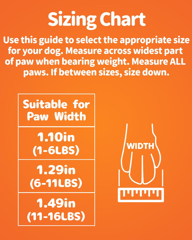 Dog Shoes for Small Dogs, Double Binding Straps Puppy Boots & Paw Protectors for Summer Hot Pavement, Winter Snow Dog Booties with Anti-Slip Rubber Soles for Beach Hardwood Floor Black Size 2 Size 2 (width 1.29 inches) - PawsPlanet Australia
