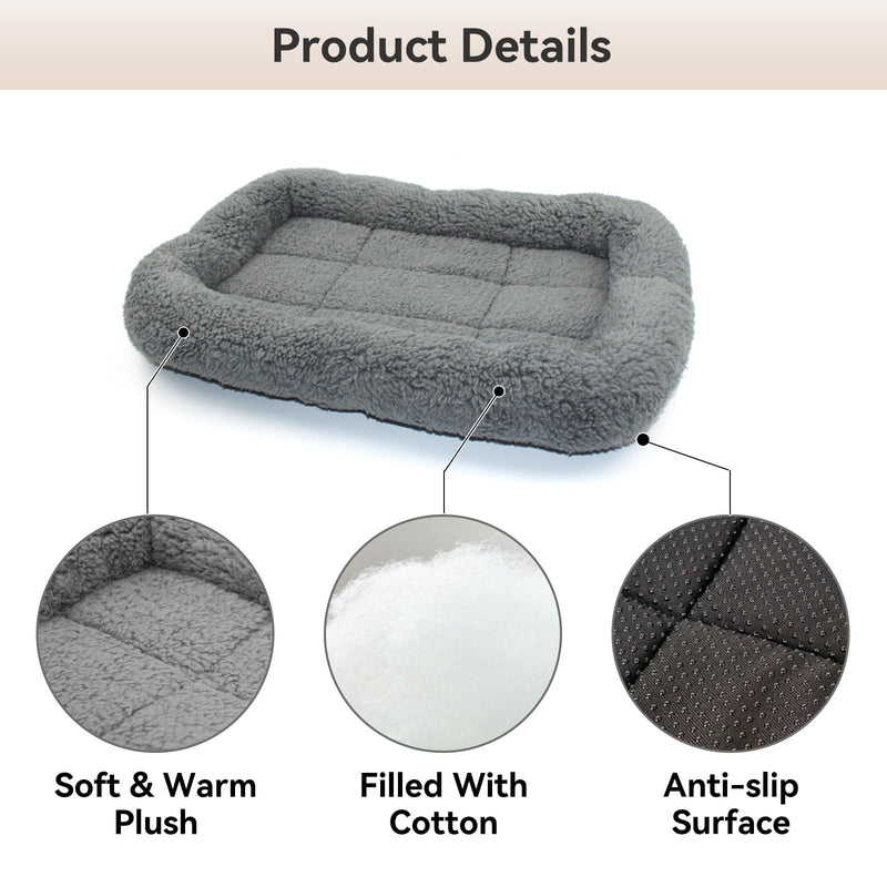 PETLESO Cat Beds Rectangular Small Dog Bed Washable Cosy Soft Pet Cushion Cats Pillow for Pet Basket/Cat Tree/Basket/Carrier, 56cm x 41cm 56 x 41 x -- cm (L x W x H) - PawsPlanet Australia