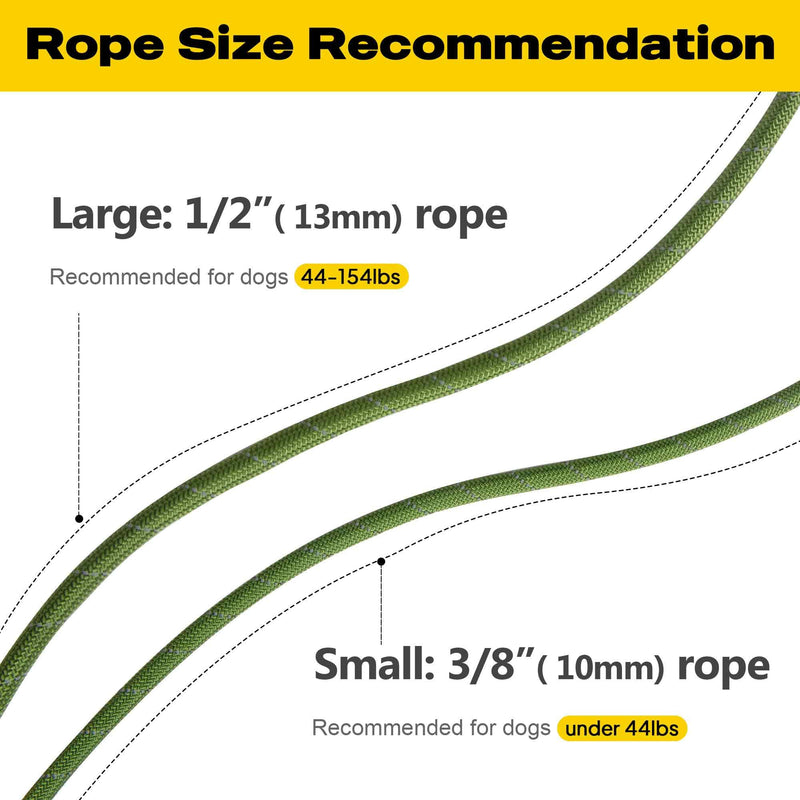 Fida Durable Slip Lead Dog Leash Bulk Pack of 5, Heavy Duty 1/2" x 6 FT Comfortable Strong Rope Slip Lead for Large, Medium & Small Dogs No Pulling Pet Training Leash with Highly Reflective (Mixed) Large(1/2"-6ft-pack of 5) Mixed Color - PawsPlanet Australia