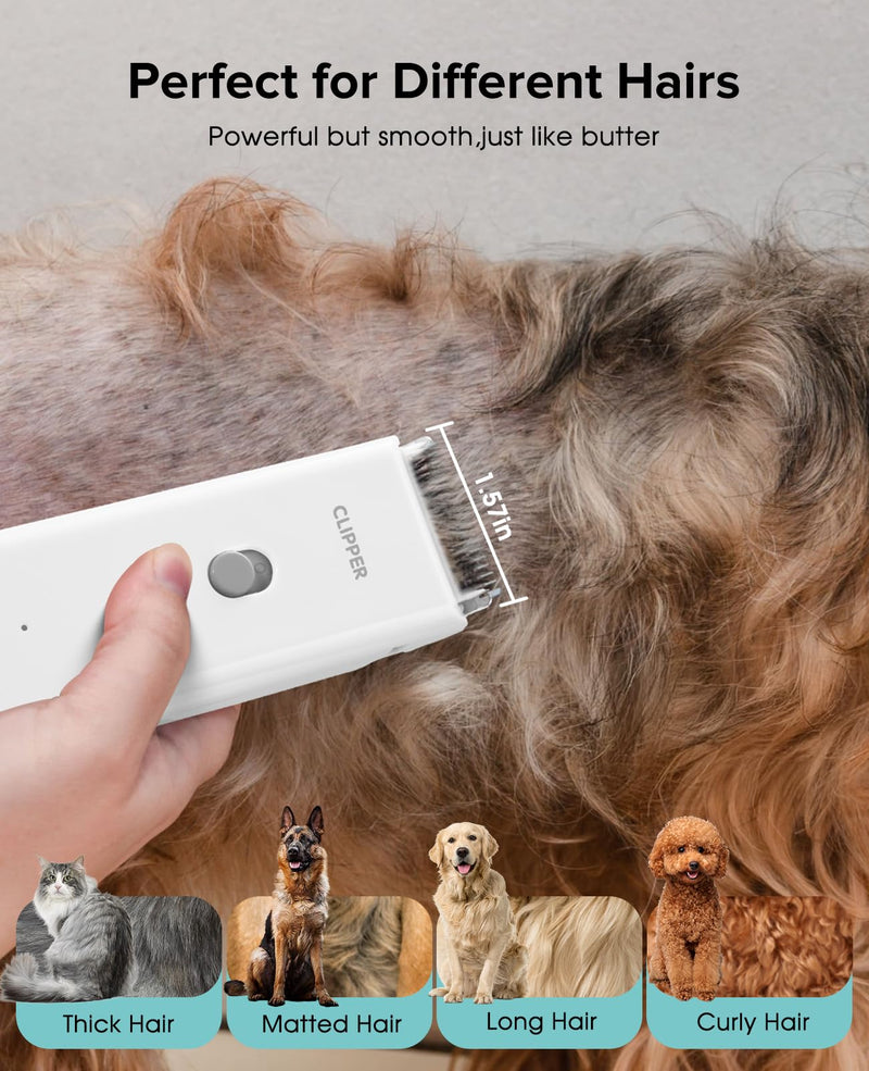 Replaceable Pet Dog Grooming Ceramic Blades, 3 Pack Detachable Pet Clipper Blade for Dogs & Cats 3pcs Blades - PawsPlanet Australia