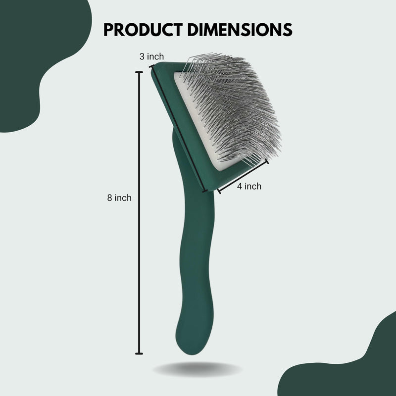 Premium Dog Slicker Brush – Doodle Grooming Brush for Long Haired Dogs - Goldendoodle, Labradoodle, Poodle & Golden Doodle – Ideal for Wavy & Curly Hair - Detangles & Fluffs Curly, Double Coats - PawsPlanet Australia