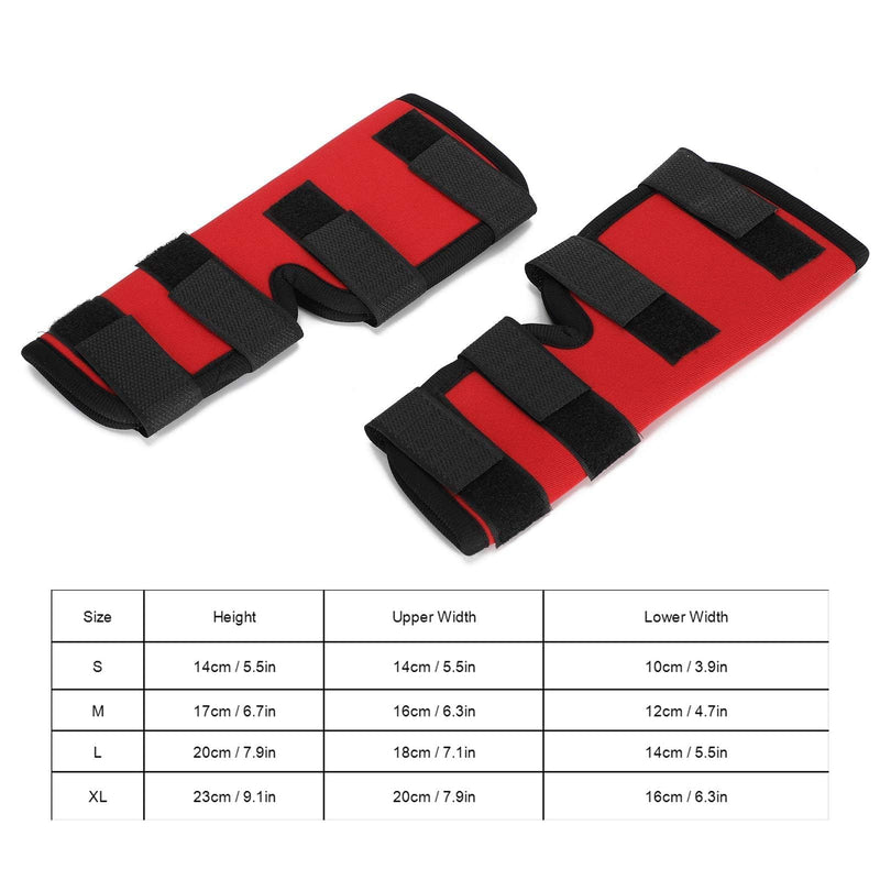 Bandage for dogs, joint bandage, ankle protection, pet protection bandage for dog hind leg and front leg S Red