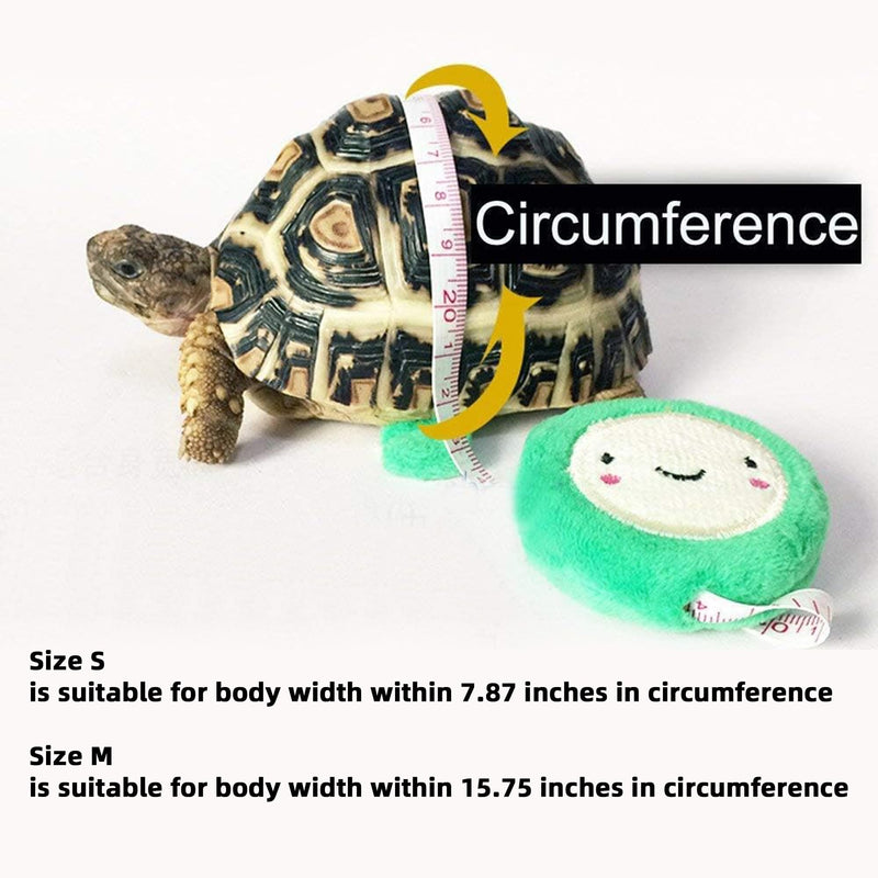 Pet Tortoise Turtle Leather Harness Small Pet Turtle Leash and Harness Pet Tortoise Leash Suitable for Tortoise Supplies Adjustable Control Leash (S,Blue) Blue S - PawsPlanet Australia