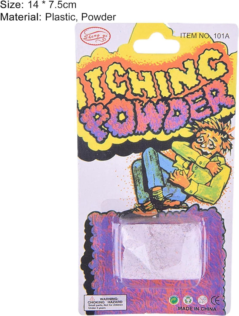 2 Pcs Purple Funny Itching Powder Safe Broken Glass Itching Powder Feminine Powders Ength of Product is 14cm and The Width is 7.5cm Easy to Carry