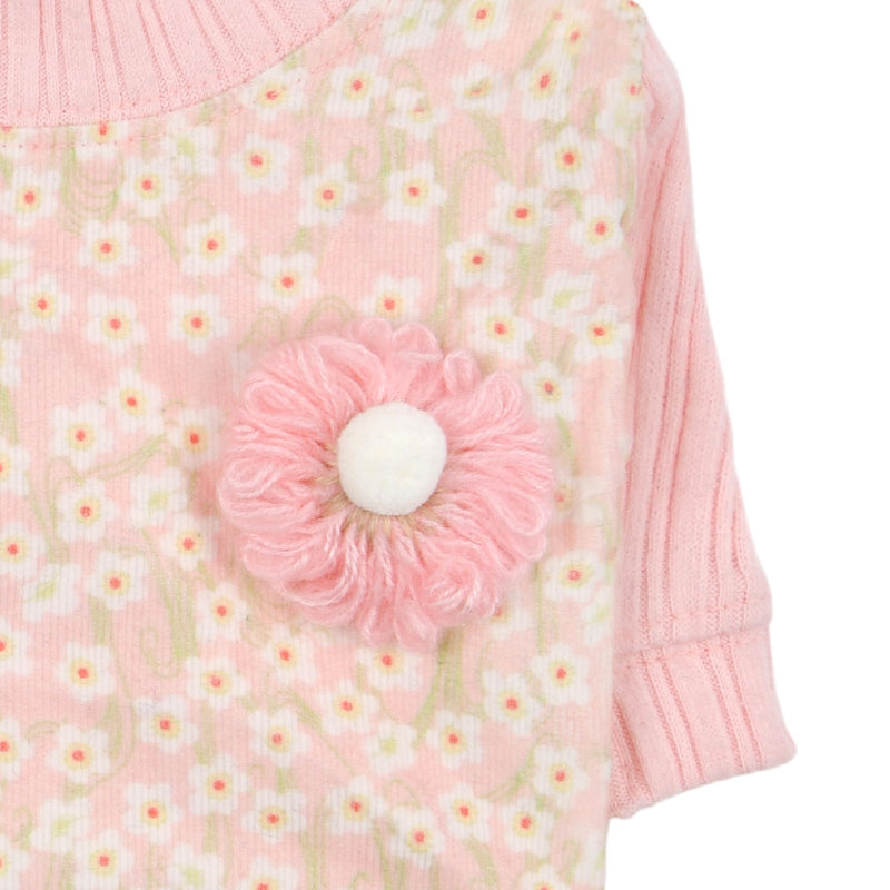Pinkaholic New York Kalina Winter Shirt Warm Cozy Fashionable for Small Dogs, Indian Pink, Large INDIAN PINK_KALINA - PawsPlanet Australia