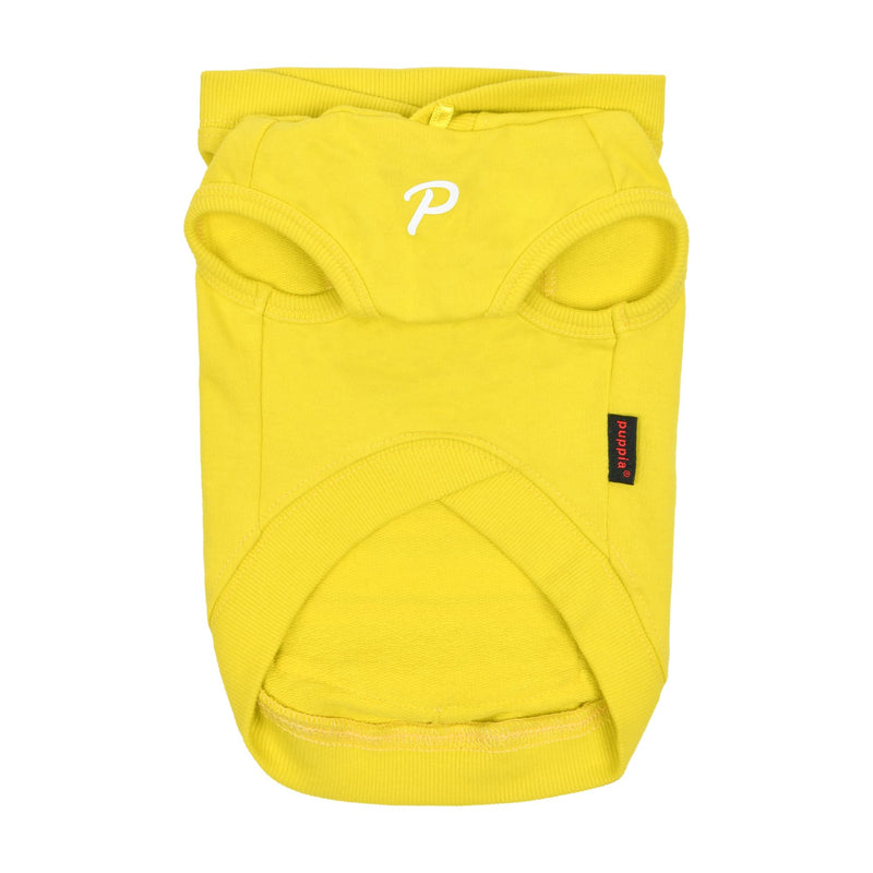 Puppia Spring/Summer PHIDEAUX Dog Hooded Shirt Trendy Fashionable Cute Dog Apparel, Yellow, Small YELLOW_PHIDEAUX - PawsPlanet Australia
