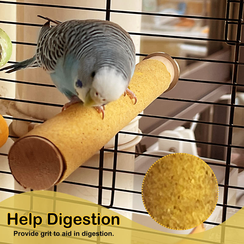 S&X Bird Perch Covers, Sand Perch Covers Sandpaper for Budgies, Canaries, Parakeets, Lovebirds and Other Small Birds (36-Pack Small 7.5" x 0.4") Small Perch Covers x36 - PawsPlanet Australia
