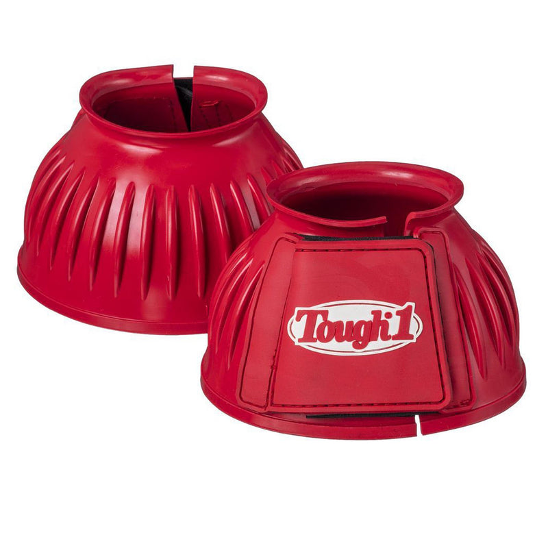 Tough 1 Heavy Duty Double Lock Bell Boots Red Medium