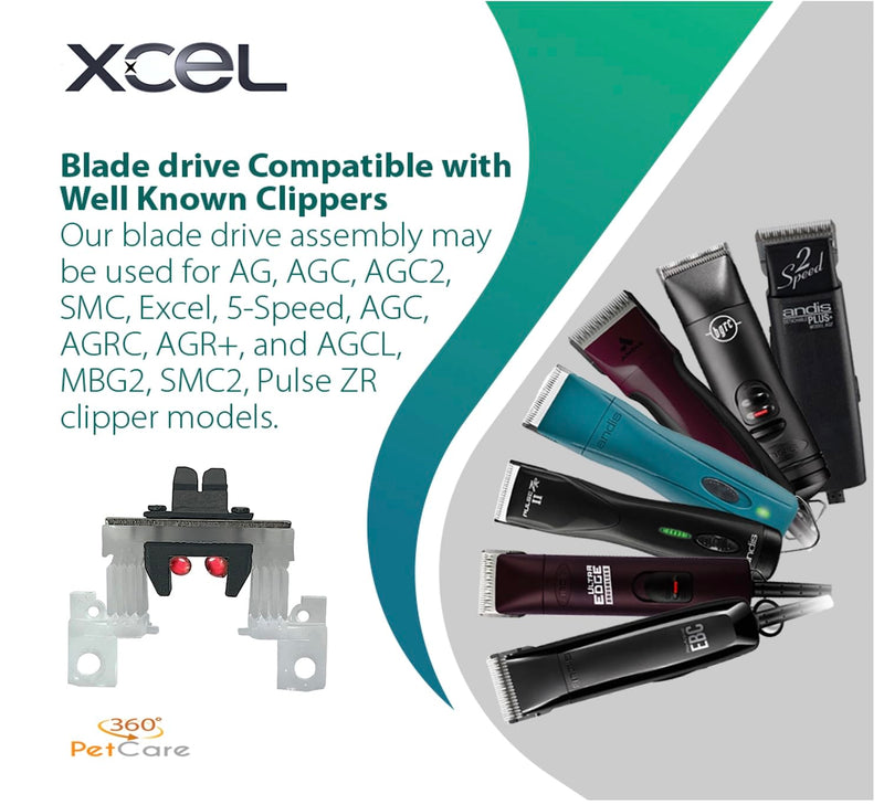 XCEL Blade Drive Lever Replacement for Andis Clippers | Fits 5-Speed, AGC, AGR, BG Series | Lever Assembly | 3 Pack - PawsPlanet Australia