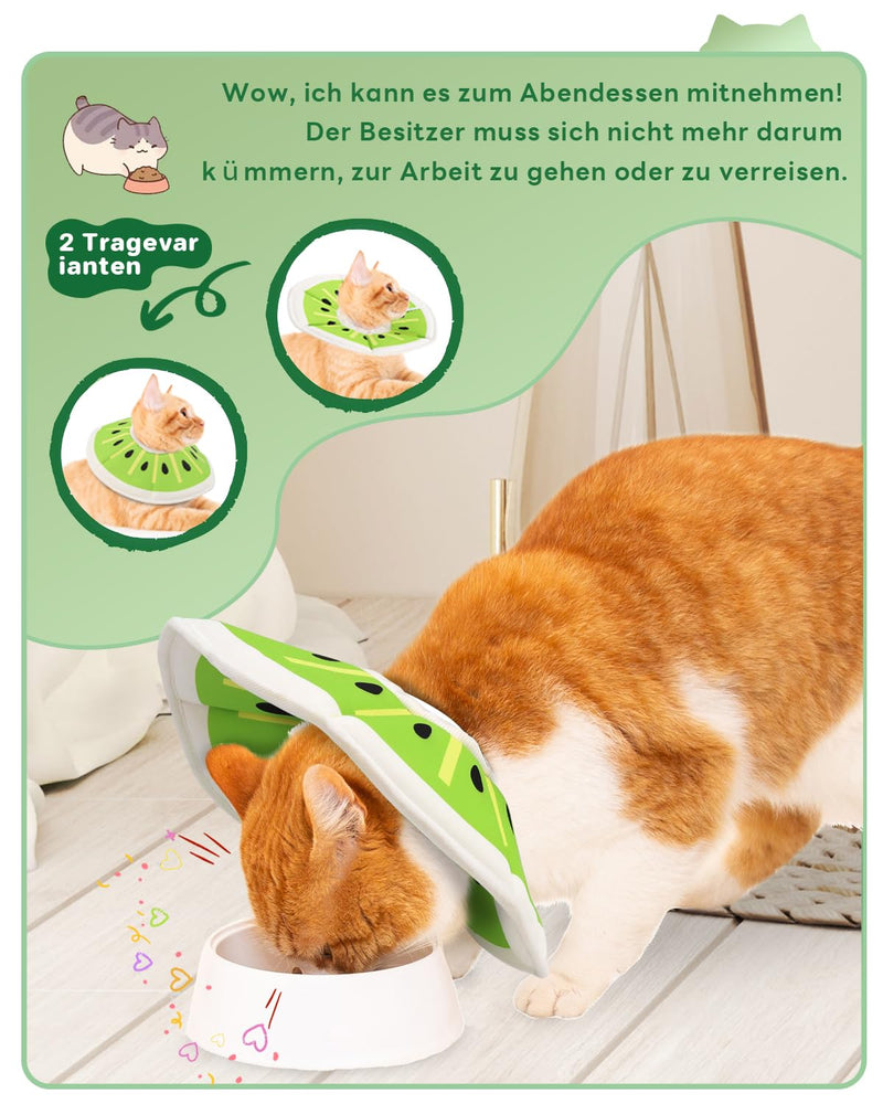 Supet Cat Collar, Adjustable Collar Cat Collar, Recovery Collar, Soft Collar Cone After Surgery and Injuries for Puppies, Small Dogs and Cats