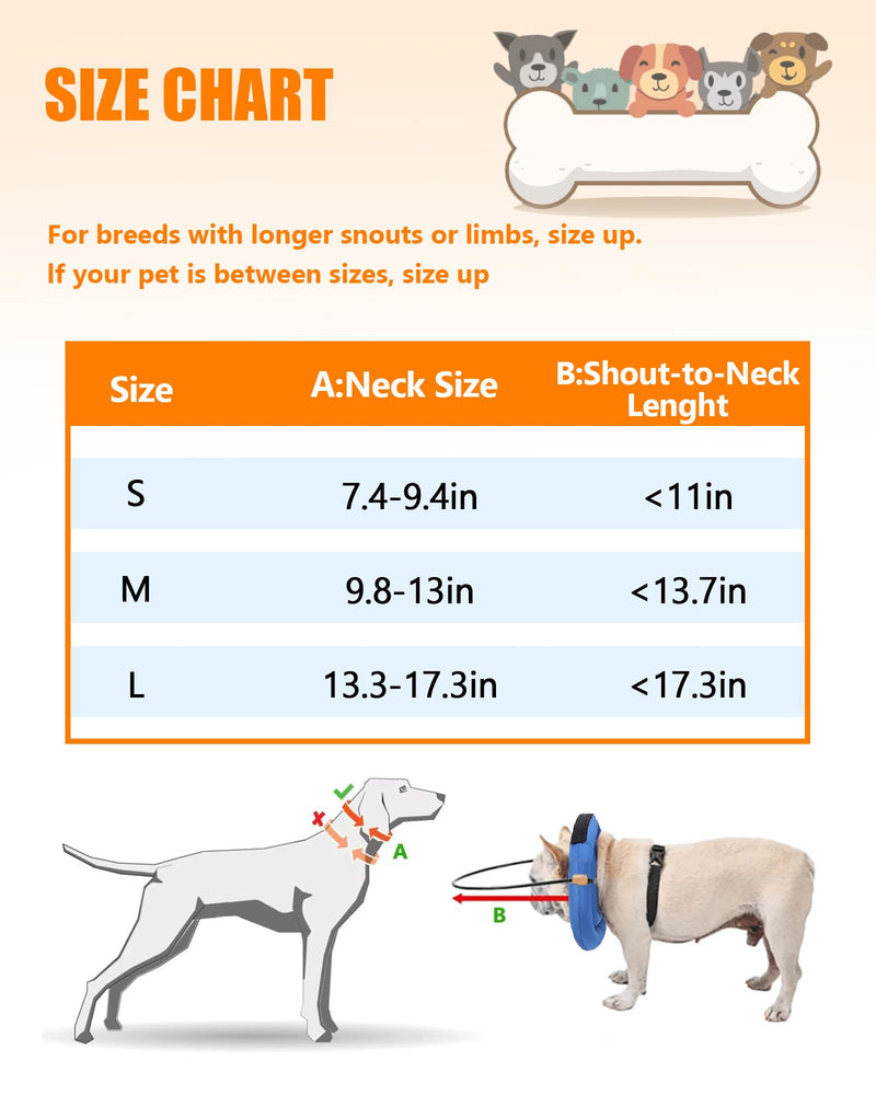 Blind Dog Bumper Halo,Harness Guiding Device for Blind Dog,Pet Anti-Collision Ring for Protective&Build Confidence,Blind Dog Accessories - PawsPlanet Australia
