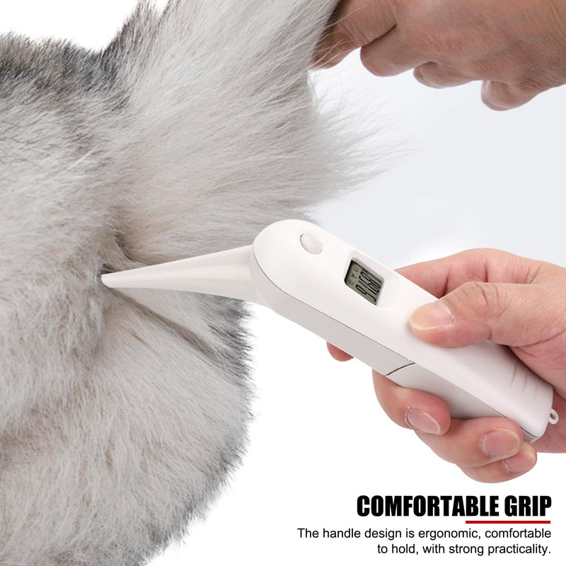 Professional Pet Veterinary Thermometer, LCD Display Fast Digital Thermometer for Livestock Pigs Cattle Sheep Dogs Horse