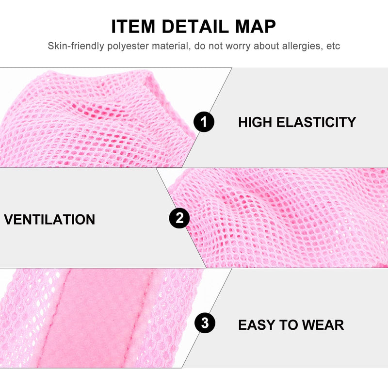 GALPADA Adjustable Polyester Cat Muzzle with Anti-Bite Function and Washable Mesh Fabric for House Cats for Grooming and Everyday Use at Home