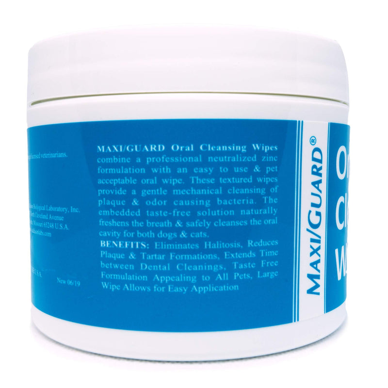 Maxi-Guard Oral Cleansing Wipes 100ct - PawsPlanet Australia