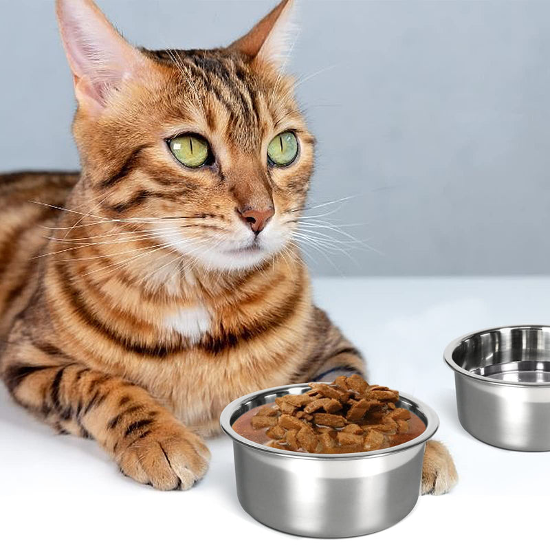 Kennel Water Bowl, No Spill Hanging Cage Crate Bowl for Cat, Small Dog Feeder -2 Cups / 1 Pint (Set of 1) - PawsPlanet Australia