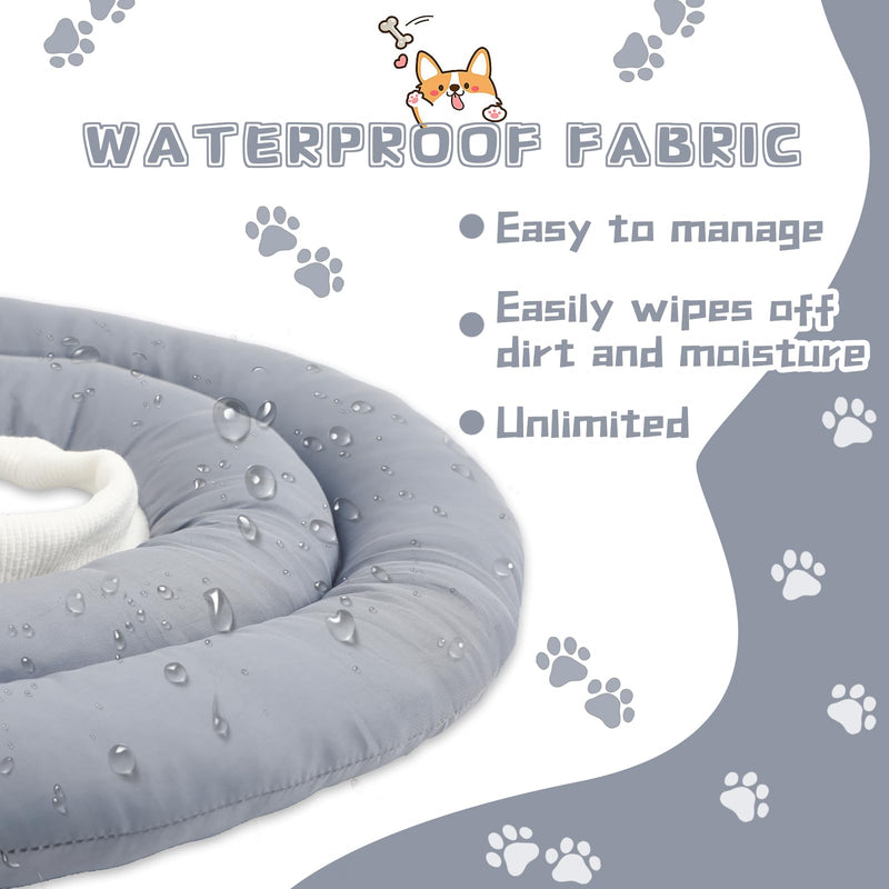 Soft Dog Cones for Small Dogs Waterproof Soft Elizabethan Donut Collar After Surgery, Adjustable Dogs Cats Recovery Collar Comfy Protective Cone Collar Anti-Licking Biting Wounds - PawsPlanet Australia