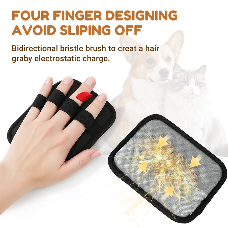 1PCS Pet Hair Remover Glove,Electrostatic Pet Hair Removal,Reusable Cat & Dog Hair Removal for Couch,Furniture,Clothing & Bedding,Carpet,Car Seat...Lint Mitt for Pet Hair,Upgraded Fur Remover Tool - PawsPlanet Australia