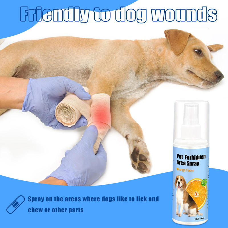 No Chew Spray for Dogs 2 Pack (100ML) Natural Ingredients Bitter Apple Spray for Dogs Alcohol Free Deterrent Spray to Stop Chewing Barking Marking and Nibbling L Blue - PawsPlanet Australia