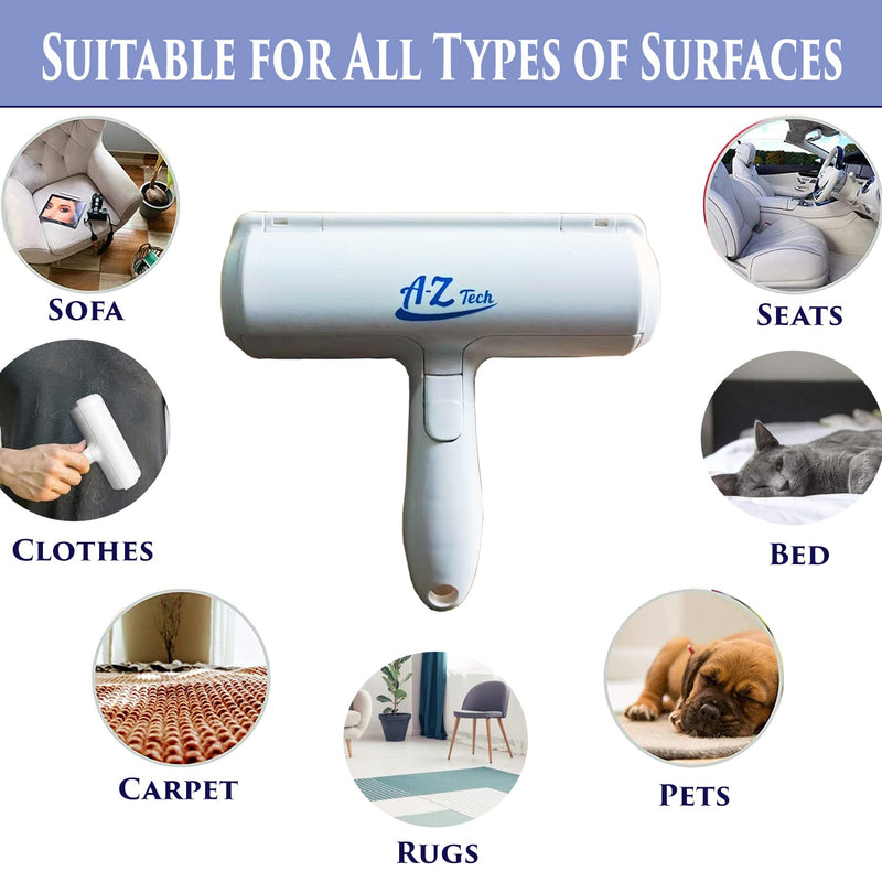 Comfortable Handle Reusable Pet Hair Remover | Cat & Dog Instant Hair Remover for Bedding, Carpet & Furniture | Suitable for Every Material | Hair-Free Home Guaranteed | Cost Effective Product. - PawsPlanet Australia