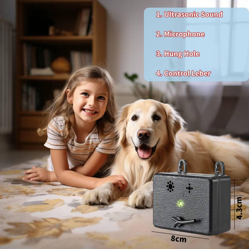 Dog Barking Deterrent Devices, Anti Barking Device for Dogs, Ultrasonic Dog Bark Deterrent, 3 Modes Bark Box, Barks no More Dog Training Device for All Dogs Outdoor Indoor