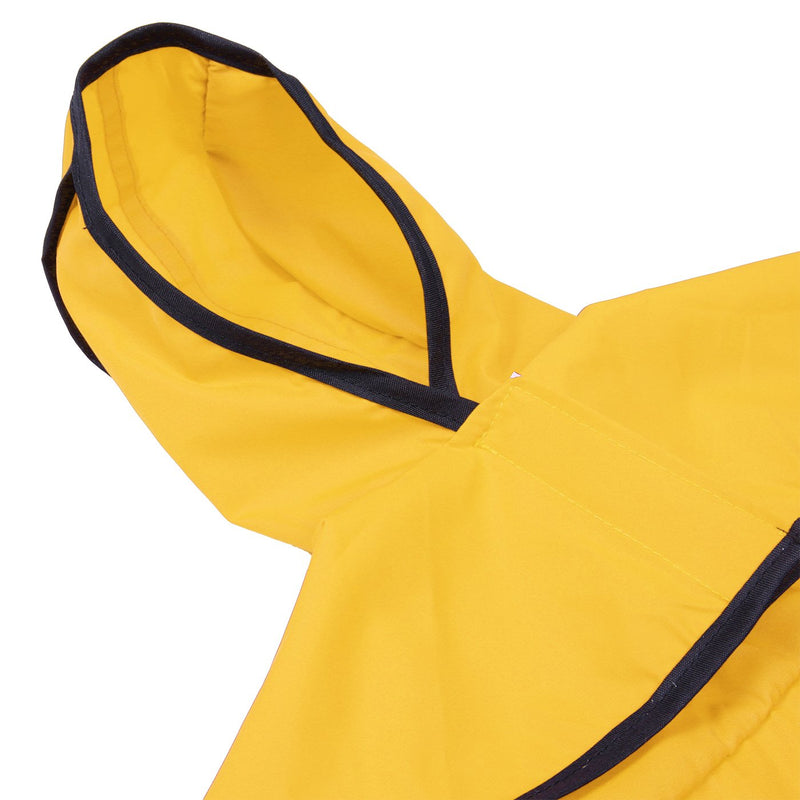 HDE Dog Raincoat Hooded Slicker Poncho for Small to X-Large Dogs and Puppies Yellow - M Medium