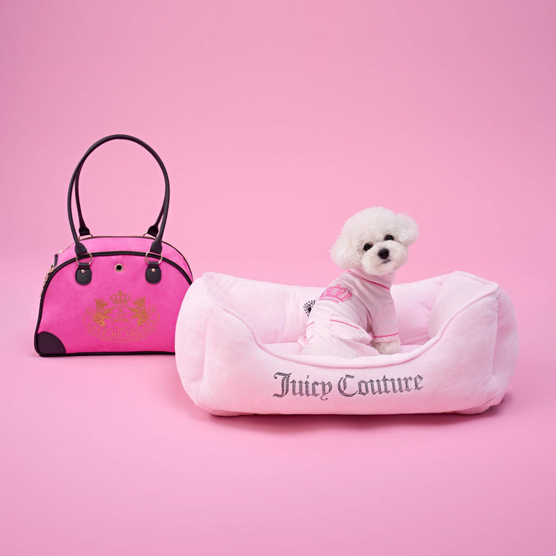 Juicy Couture Silky Satin Pajamas for Dogs and Cats - Pink - Medium/Large Pet PJs M/L (7-12 lbs.) - PawsPlanet Australia