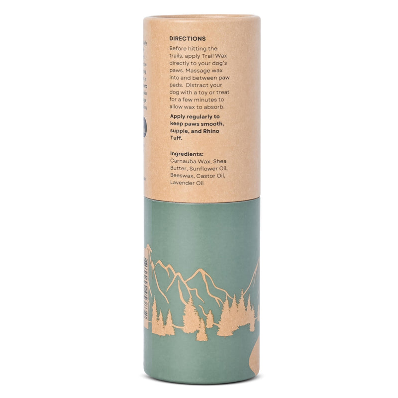 Dog Paw Trail Wax 2oz - Use Before Taking Dogs on a Hike - Balm Helps Protect Against Rocks, Uneven Terrain, Thorns, Glass - Moisturizes and Improves Elasticity - Lick-Safe - Made in USA - PawsPlanet Australia
